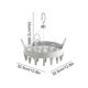 thumbnail image 3 of Sock Drying Rack And Household Multi-functional Hanger And Balcony Windproof And Thickened Drying Rack With Multiple Clips, 3 of 6