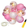 thumbnail image 2 of de 20 piezas de de mármol de , confeti, s de de látex, decoración de despedida de soltera Rosado BLESIY conjuntos de globos de ágata confeti, 2 of 8