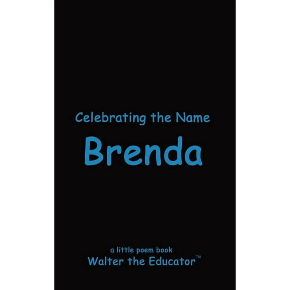 The Poetry of First Names Book Celebrating the Name Brenda, (Paperback)