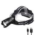 thumbnail image 1 of Faro de trabajo Zoom tipo C USB recargable XHP360 LED faro 3000lm al aire libre portátil cabeza linterna para correr Camping pesca Hugtrwg Para estrenar, 1 of 8