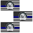 thumbnail image 3 of Thin Blue line Sticker Code 4, American Flag Thin Blue Line Car Decal, Police Support Stickers, for Cars Trucks Window Laptop.(3PCS), 3 of 9