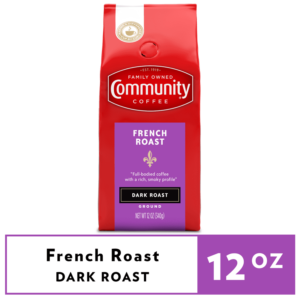 Community Coffee French Roast 12 Ounce Bag