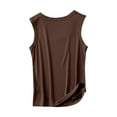thumbnail image 4 of XuJwPNcy Ribbed Knit Tank Tops for Women Summer Scoop Neck Basic Slim Sleeveless Cami Tops Soft Comfy Tshirts, 4 of 6
