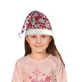 thumbnail image 5 of Salouo Red Hawthorn for Christmas Hat for Kids Xmas Holiday Hat Santa Hat for Boys & Girls Festive Headwear Accessories Fit for Christmas/ New Year/Holiday/Party, 5 of 6