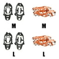 thumbnail image 5 of 18 Teeth Crampons Ice Cleats Studs Antislip Snow Ice Grip Overshoe Footwear Traction Walk Traction for Climbing Skiing, 5 of 8
