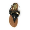 thumbnail image 4 of Victoria K Women's Gold Applique With Studs Sandals, 4 of 4