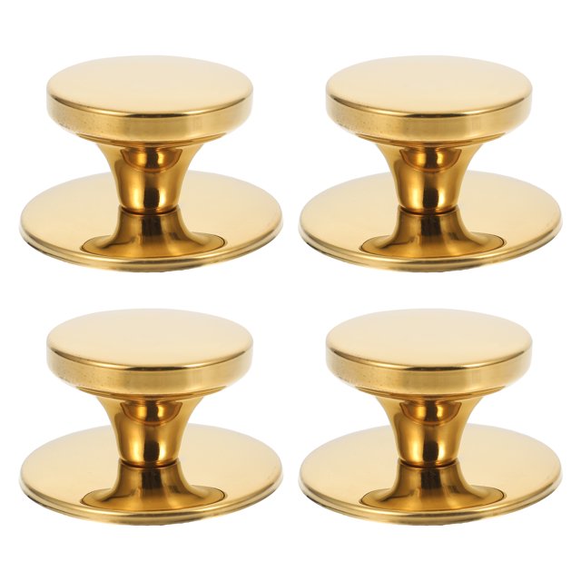 4 Pcs Poignées de Couvercle de Casserole en Acier Inoxydable Boutons de Remplacement Résistants à la Chaleur