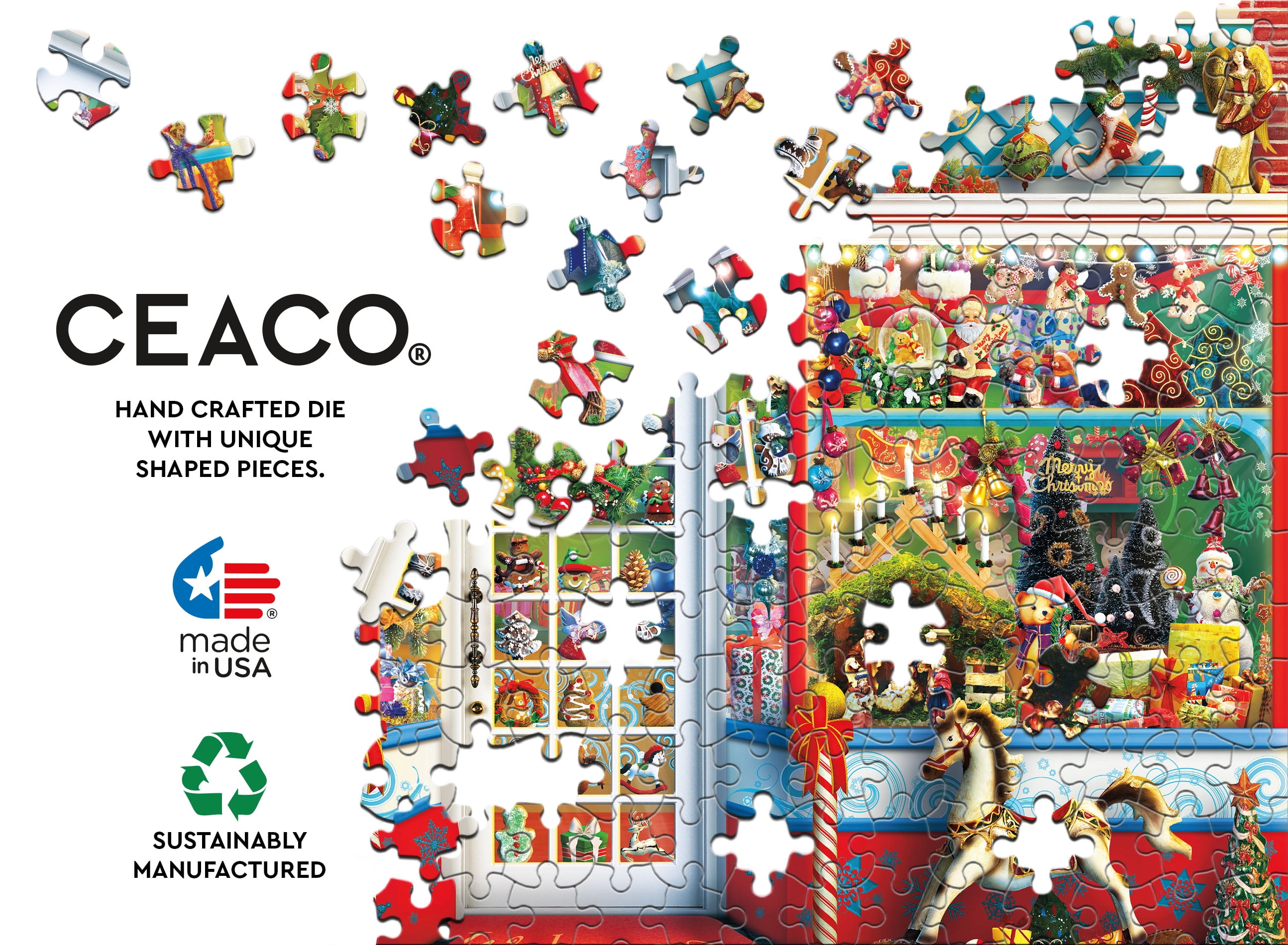 Ceaco - Holiday - Holiday Shop - 2000 Piece Interlocking Jigsaw Puzzle