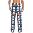 thumbnail image 5 of Polar Bears Snow Mens Pajama Pants Cotton Elastic Waistband Lounge Sleep Pajama Bottoms Pj with Pocket, 5 of 7