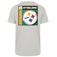 thumbnail image 3 of Men's '47  Gray Pittsburgh Steelers Chrome Plate Franklin T-Shirt, 3 of 3