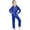 C239 Dark Blue, variant on CONZONE Toddler Girls Pajama Set Long Sleeve Button Down Shirt and Pants Bow Graphic Soft Sleepwear 2 Piece Pjs Set Size 3-4 Years