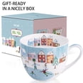 thumbnail image 3 of Taza de porcelana china MFOfice Christmas Skating de 20 oz, 3 of 7