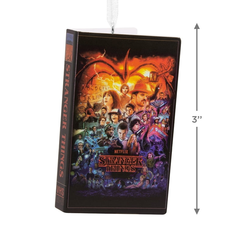 Hallmark Netflix Stranger Things Retro Video Cassette Case