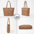 thumbnail image 4 of XYZCANDO Gingerbread Bow Quilted Shoulder Tote Bag Large Christmas Themed Winter Holiday Daily Use Bag Reusable Lightweight for Work Travel Gift for Women, 4 of 7
