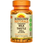Sundown Milk Thistle 240mg , 60 Capsules ea (Pack of 2)