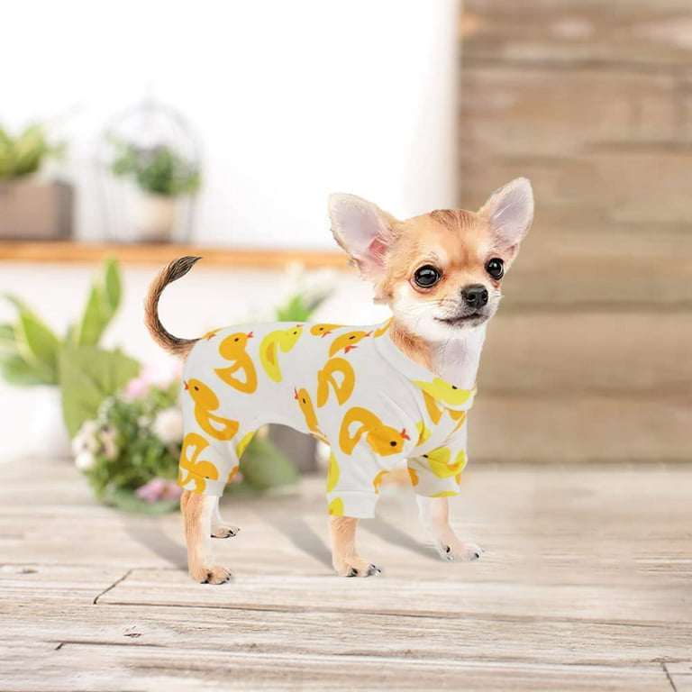 Chihuahua Pajamas, Dog Pajamas for Small Dogs Girl Boy, Soft Pet Onesies, Tiny Dog Clothes Outfit, Infant Girl's, Size: Medium, Other