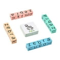 thumbnail image 2 of Wooden Matching Letter Game, Educational Word Toy, English Spelling Puzzle, Montessori Learning Toy, Vocabulary Training Game, Educational Toy For Kids, Letter Puzzle Game, 2 of 9