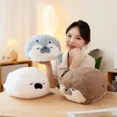 thumbnail image 2 of Peluche de león marino, Animal de peluche, nutria marina, muñeco suave, almohada para dormir, cojín para sofá, regalo de cumpleaños y Navidad278, 2 of 5