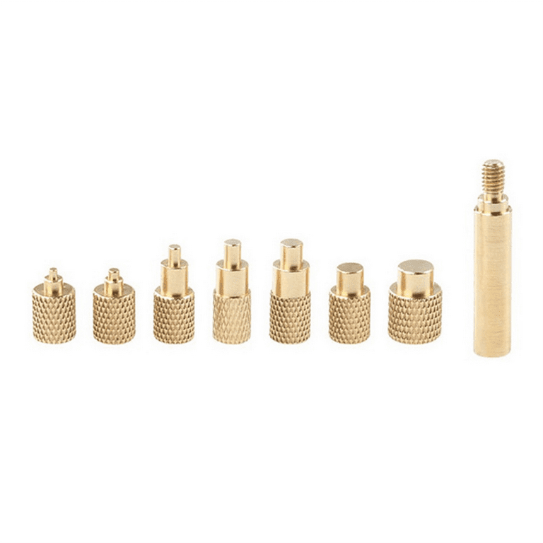 Soldering Tips Heat Set Insert Kit – Universal 936 Iron Tips For M2 M2.5 M3 M4 M5 M6 M8 Thread Inserts, Brass 3D Printer Accessories With Storage Box