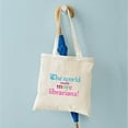 thumbnail image 5 of CafePress - More Librarians Tote Bag - Unisex Canvas Tote Bag, Beige, 1-Piece, 5 of 7