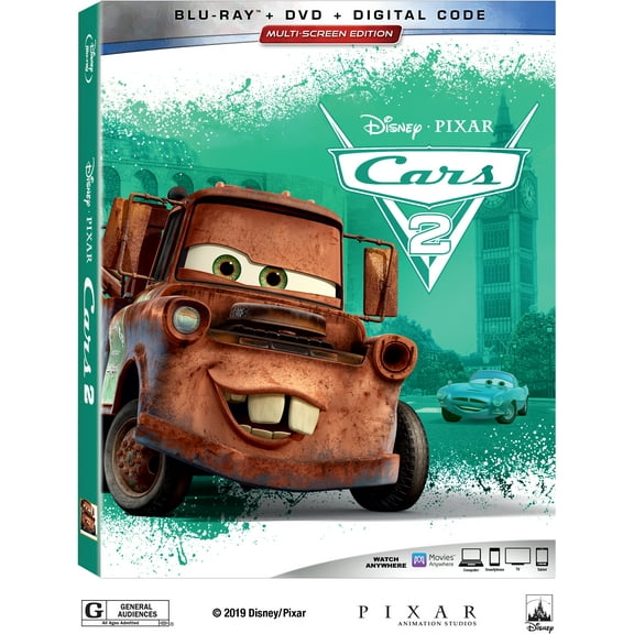 Cars 2 (4K Ultra HD   Blu-ray   Digital Code)