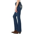 thumbnail image 6 of WallFlower Women's Luscious Curvy Bootcut Mid-Rise Insta Stretch Juniors Jeans (Standard and Plus), 6 of 10