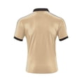 thumbnail image 4 of Domuza Mens Polo Shirts Short Sleeve Moisture Wicking Golf Athletic Collared Shirt Tennis T-Shirt Summer Work Tops Khaki 3XL, 4 of 5