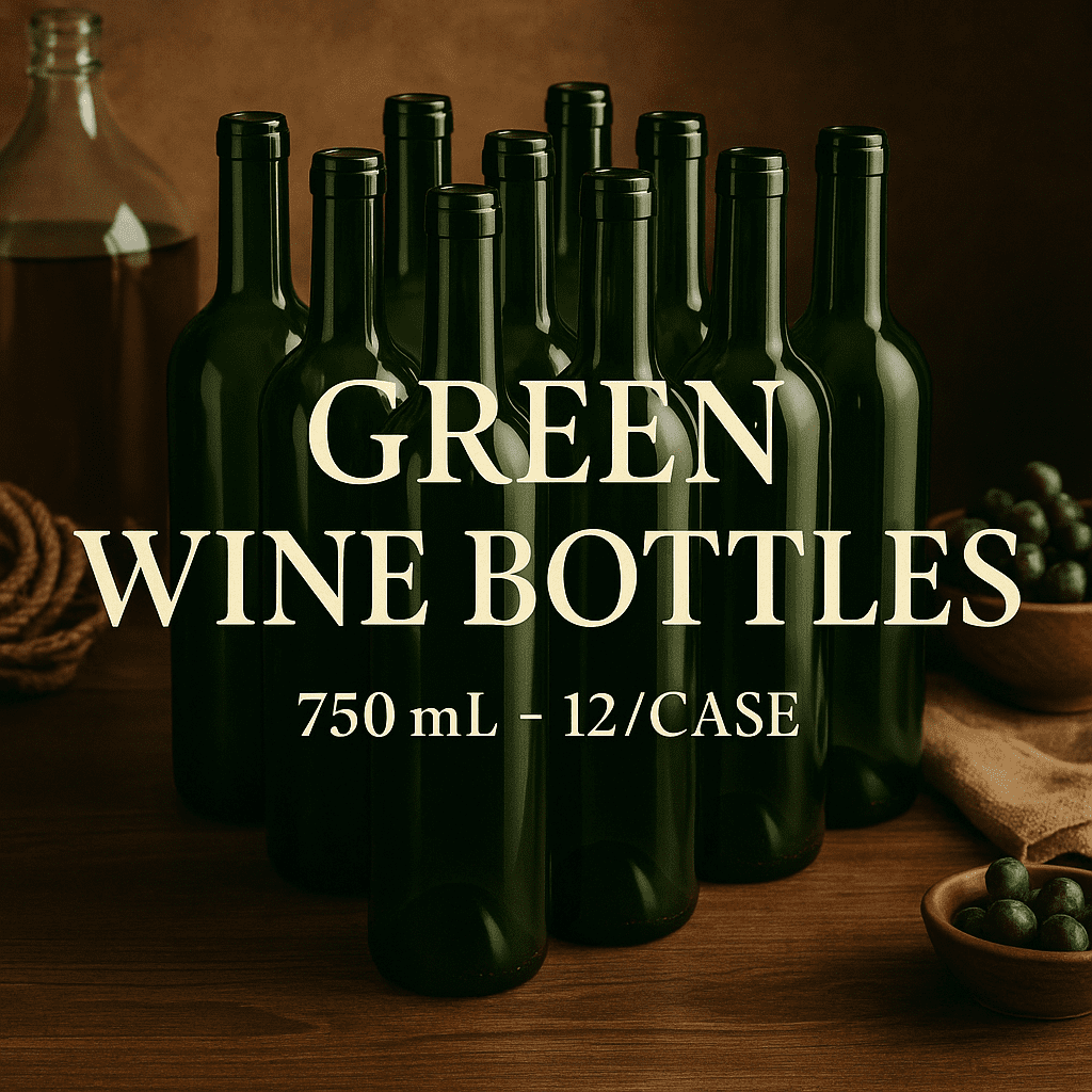LD Carlson Green Wine Bottles 750 mL - 12/Case