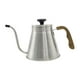 thumbnail image 4 of Tetera Cafetera Tetera Contenedor 1.2L Mango de madera de acero inoxidable Vierta sobre cafetera Hervidor de café para oficina Hogar Bar Café, 4 of 8