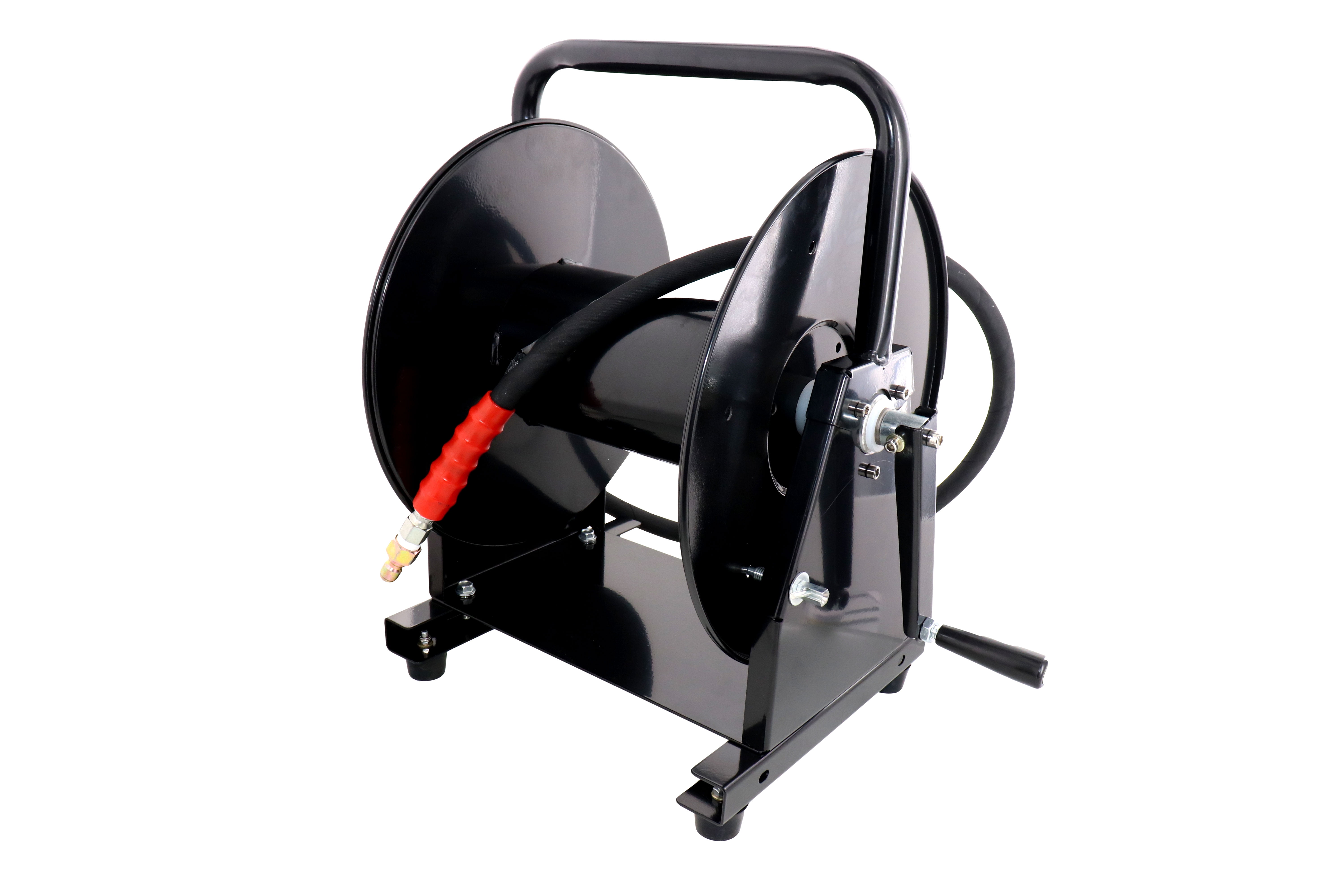 5000 PSI 3/8" x 200' Hose Reel for High Pressure Power Washer and Sewer Jetter 