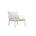 thumbnail image 6 of Pemberly Row 4-piece Modern Aluminum Frame Outdoor Sofa Set in White, 6 of 8