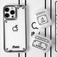 thumbnail image 3 of Funda de teléfono translúcida esmerilada para iPhone, carcasa protectora de silicona, línea bidimensional, cómic, iPhone 13 Pro Max, iPhone 14, 12, 11, XS, XR, X, 3 of 4