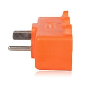 Maxxima Heavy Duty 3 Outlet Grounded Plug Adapter (Pack of 4)