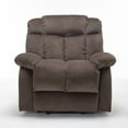 thumbnail image 6 of Sesslife Power Lift Recliner Chair Recliners for Elderly, Oversized Ergonomic Fabric Lounge Recliner with Side Pockets, Heavy-Duty Single Electric Sofa Chair for Living Room Bedroom, Dark Brown, 6 of 11