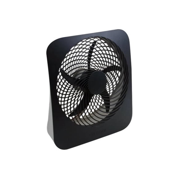 O2Cool Ventilateur Portable à Batterie Ou Électrique 10 Vitesses, Noir
