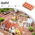 thumbnail image 3 of Shisuyan Miniature Bricks Brown 200Set 0.8x0.4x0.2In Pottery Clay, 3 of 8