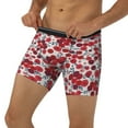 thumbnail image 2 of Sigee Red Hawthorn for Men's Boxer Briefs,Moisture Wicking and Breathable Large, 2 of 9