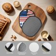 thumbnail image 4 of Pofeuu Thank You Veterans Print Silicone Pot Mat Mitten With Hanging Loop Heat Resistant Oven Mitts Non-Slip Bbq Baking Smoking Potholders, 4 of 7