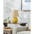 thumbnail image 5 of Livabliss Stelvio Traditional Accent Table Lamp, 13-inch, Yellow with Beige Shade, 5 of 6