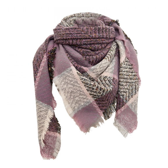TELOLY Scarf Women Fall Winter Scarf Classic Tassel Plaid Scarf Warm Soft Large Blanket Wrap Shawl Scarves Scarf for Women Winter