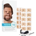 thumbnail image 4 of Expansores Nasales de Respiración: Paquete de 15 Clips Redondos para Aliviar el Ronquido y la Congestión Nasal, Ideal para Uso en Vehículos., 4 of 6