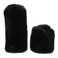 thumbnail image 1 of serony 2pcs/set Handbrake Cover For Winter Comfort And Safety In Icy Weather Good Gift Polyester Gear Cover black, 1 of 4