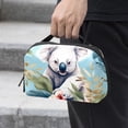thumbnail image 2 of Koala Travel Organizer Oxford Cloth Waterproof Storage Pouch Hard Drive Bags Computer Cable Organizer Power Plug Travel Organizer Small 5.9x9.44x3.14 in, 2 of 6