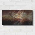 thumbnail image 3 of Luxe Metal Art 'Crimson Fire VI' by David Manlove, Metal Wall Art, 24"x12", 3 of 7