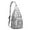Grey-1, variant on Bohemian Rustic Sling Backpack – Crossbody Chest Bag