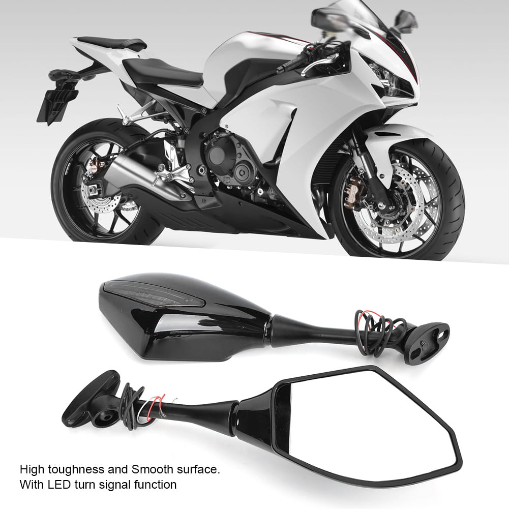 For Honda CBR300R CBR250R Carbon Motorcycle LED Rear View Mirrors Custom Mirrors 