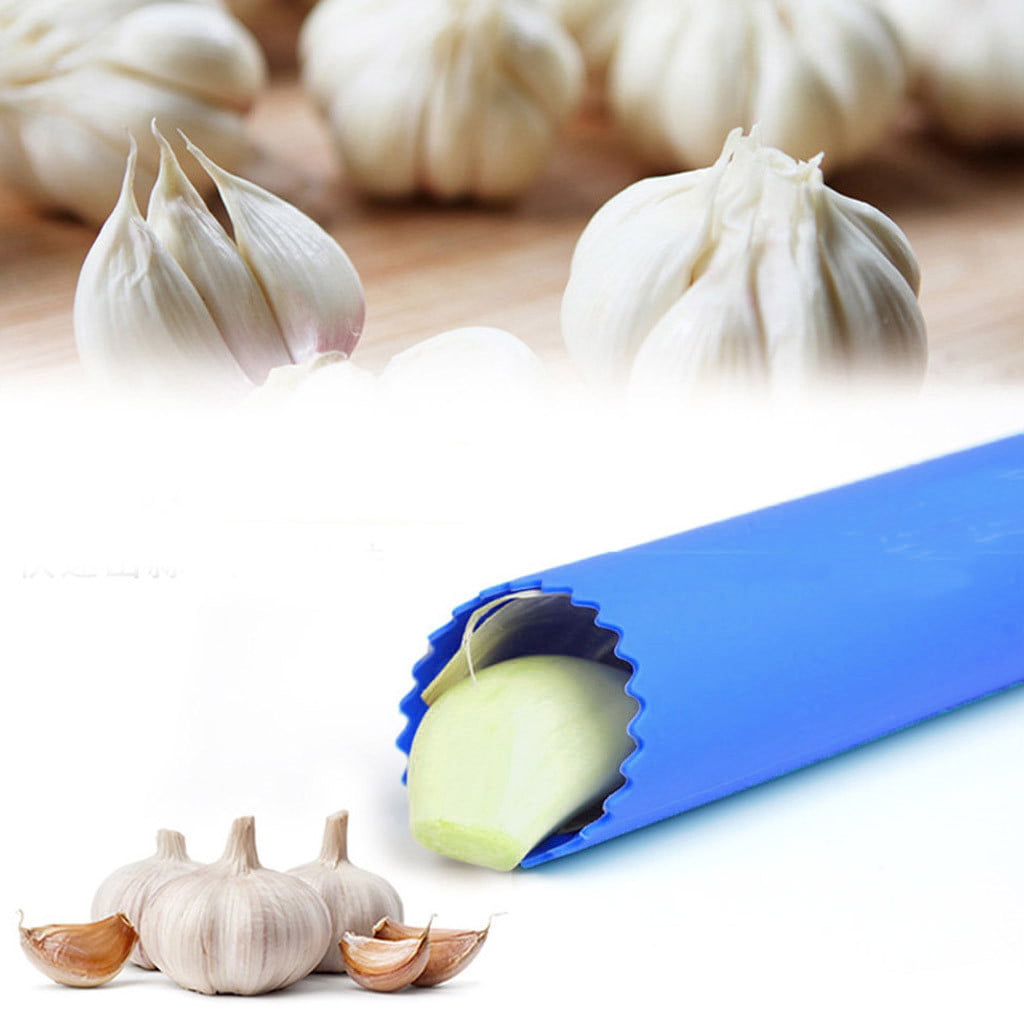 Easy Quick Home Manual Garlic Peeler Odorfree Silicone Roll Rubber Tube Roller 