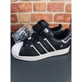 thumbnail image 4 of Ad-id-as ORIGINALS Superstar Shoes Low Sneakers Men's Size 6.5 Black White GX5257, 4 of 6