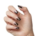 thumbnail image 3 of KISS Voguish Fantasy Halloween Nails, Black, Medium Length, Coffin Shape, 'Franken-tastic', 31 Ct., 3 of 9