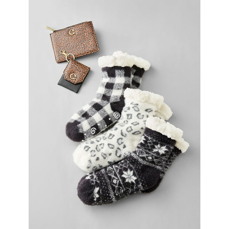 MUK LUKS Women s Cabin Socks 2 Pairs Walmart